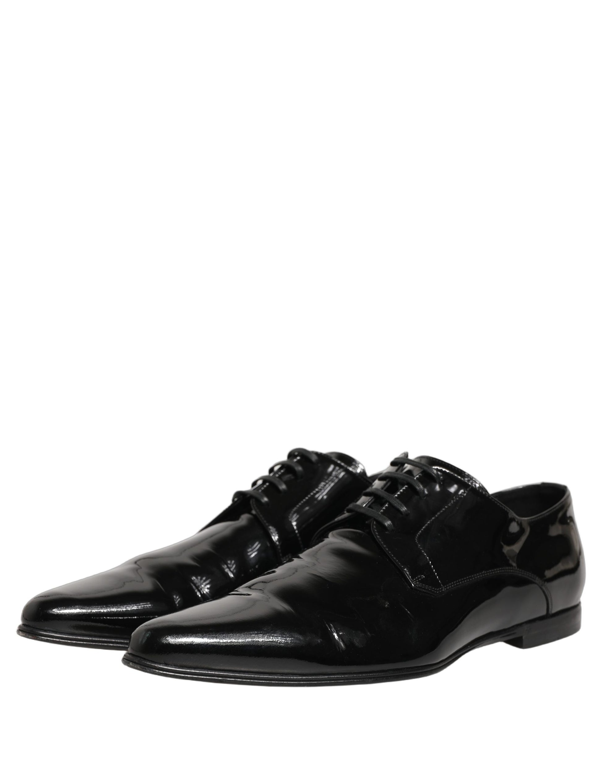 Black Leather Derby Dress Men Formal Shoes
