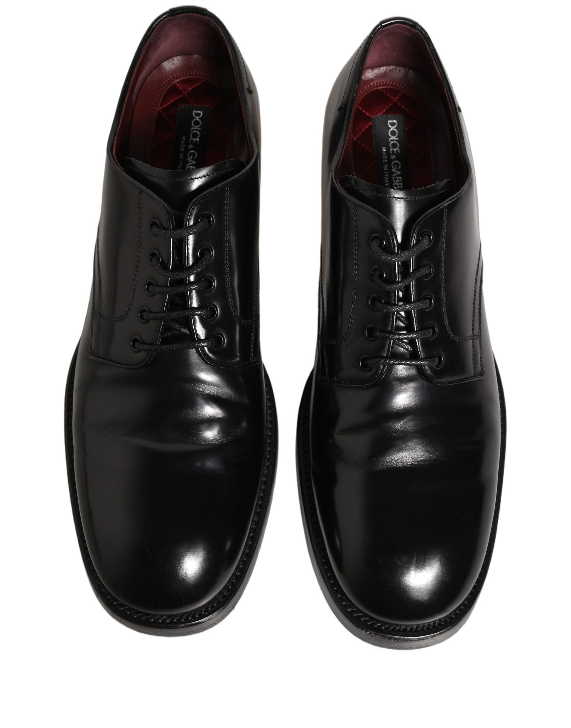 Black Leather Derby Dress Men Formal Shoes