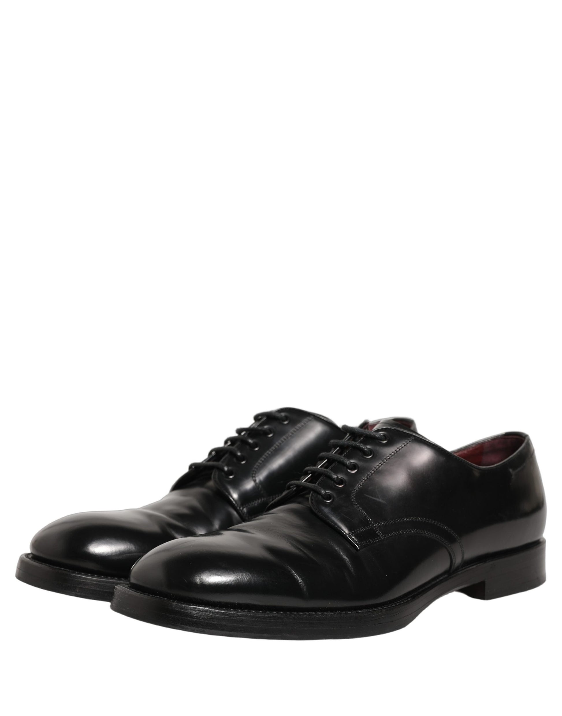 Black Leather Derby Dress Men Formal Shoes