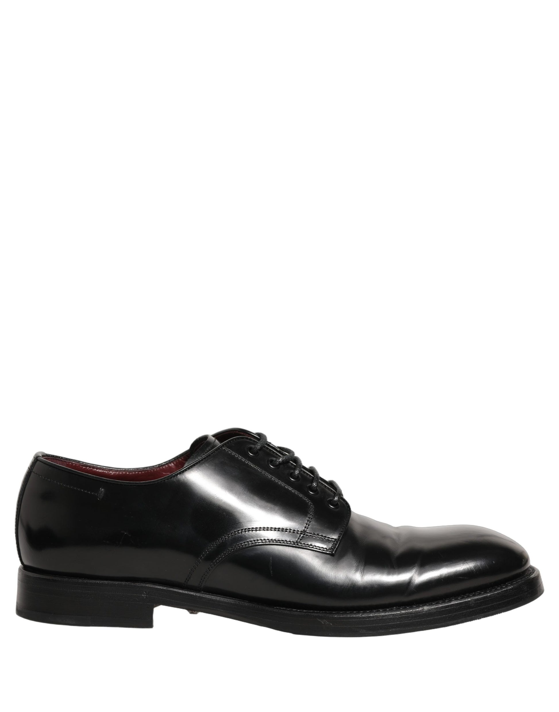 Black Leather Derby Dress Men Formal Shoes