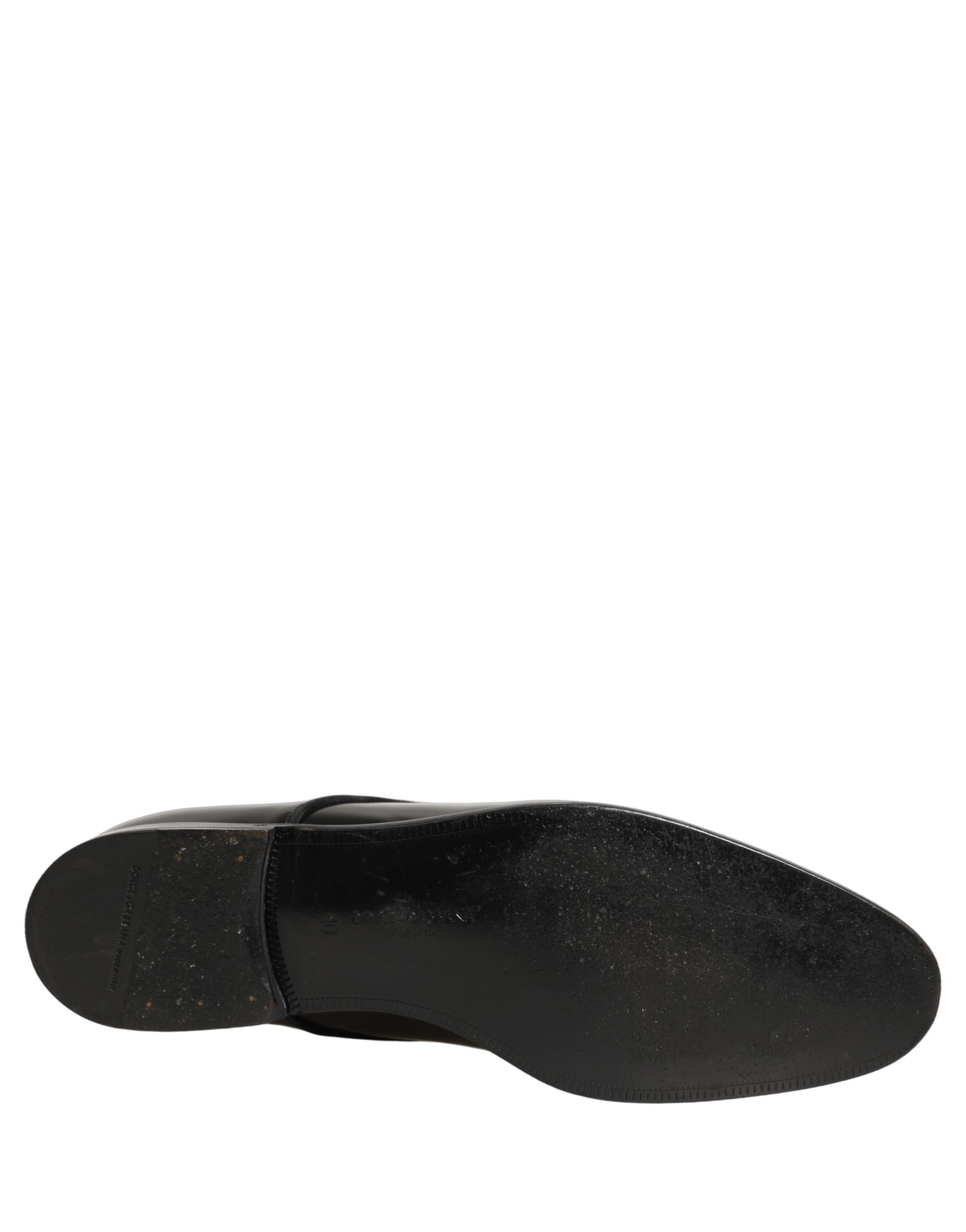 Black Leather Men Derby Dress Formal Shoes