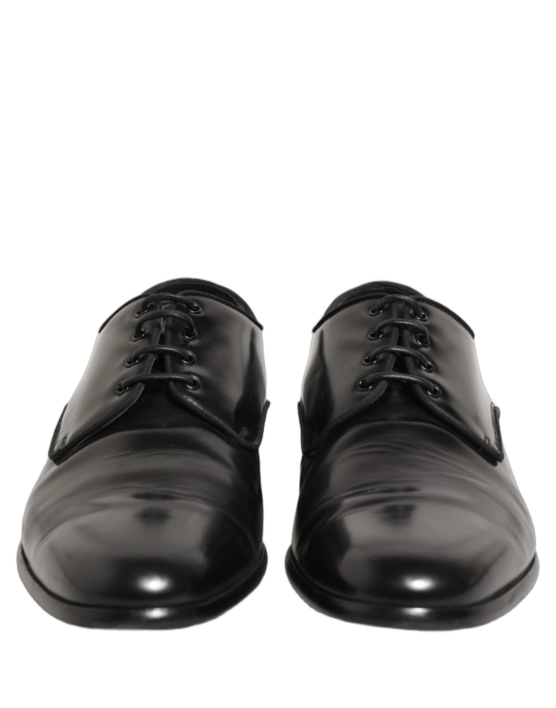 Black Leather Men Derby Dress Formal Shoes