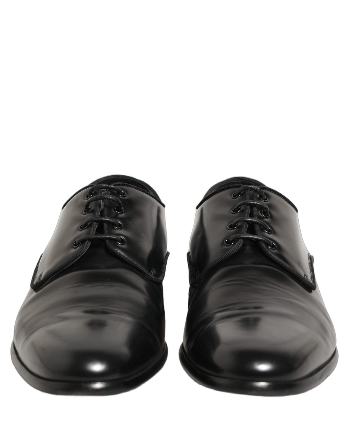 Black Leather Men Derby Dress Formal Shoes