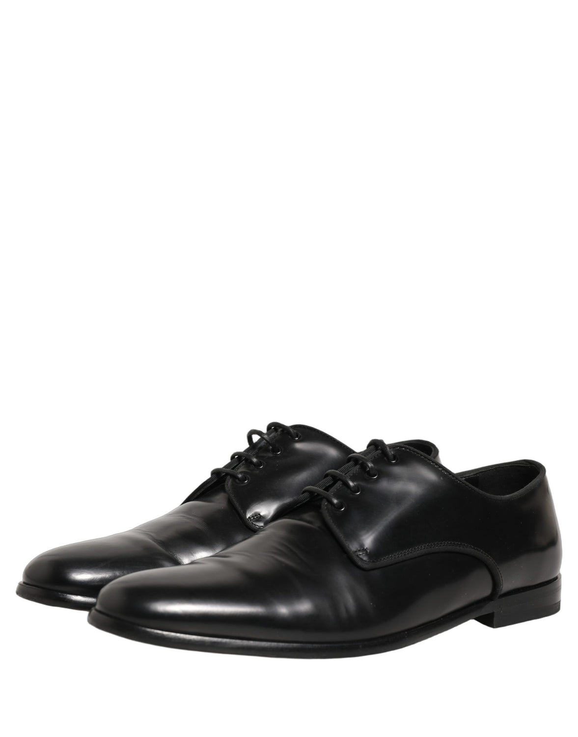 Black Leather Men Derby Dress Formal Shoes