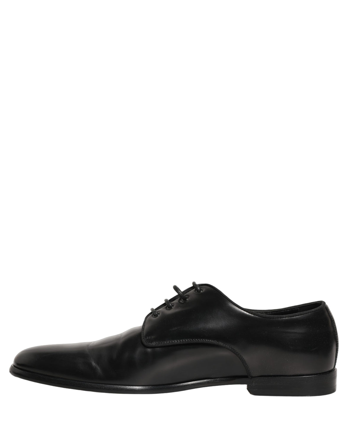 Black Leather Men Derby Dress Formal Shoes