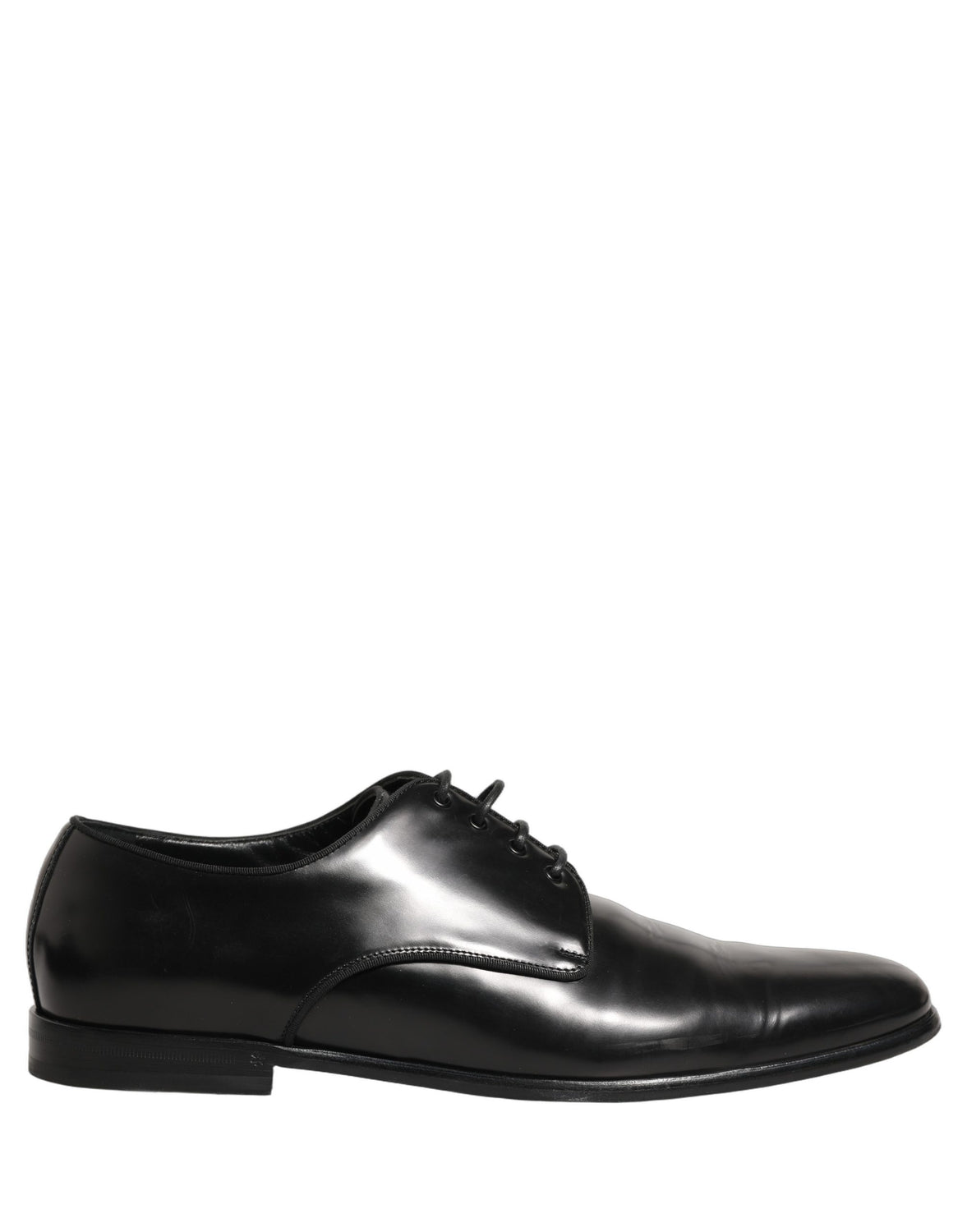 Black Leather Men Derby Dress Formal Shoes