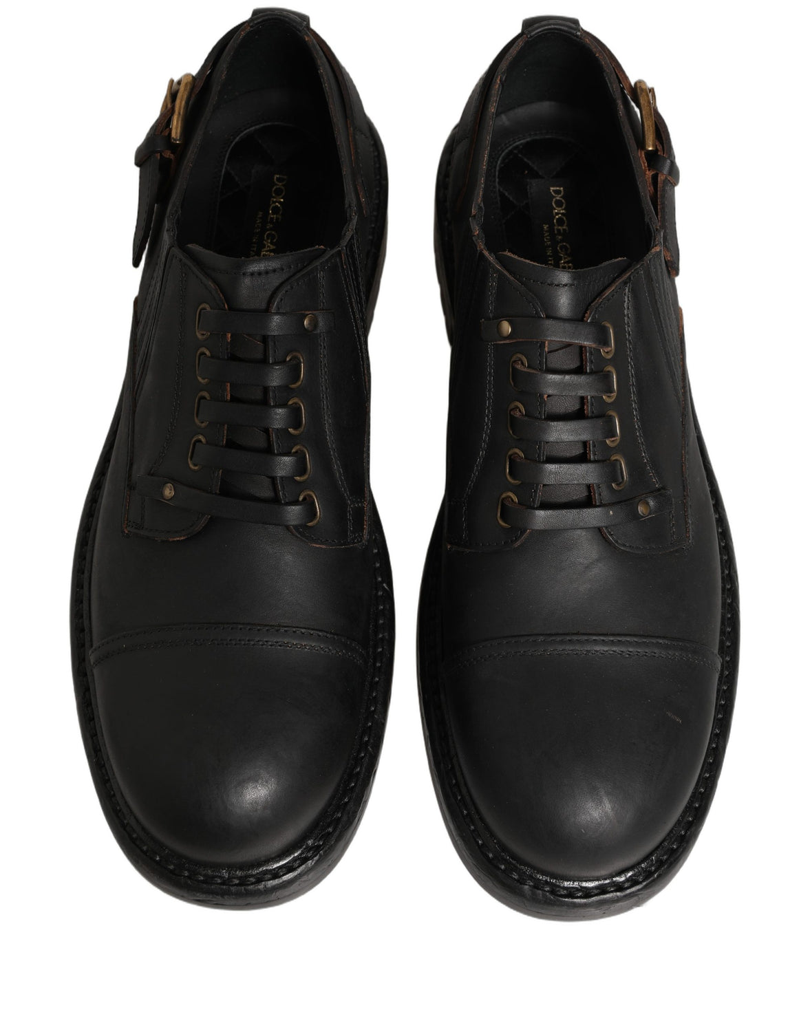 Dress Black Leather Lace Up Derby Men Shoes
