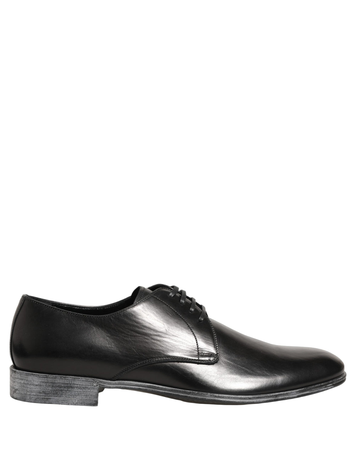 Dress Black Leather Lace Up Derby Men Shoes