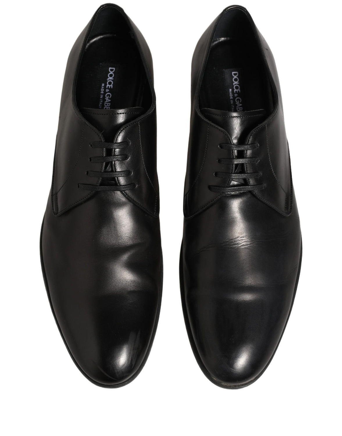 Dress Black Leather Lace Up Derby Shoes