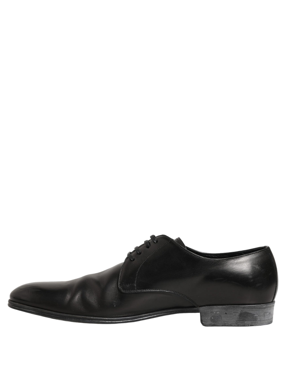 Dress Black Leather Lace Up Derby Shoes