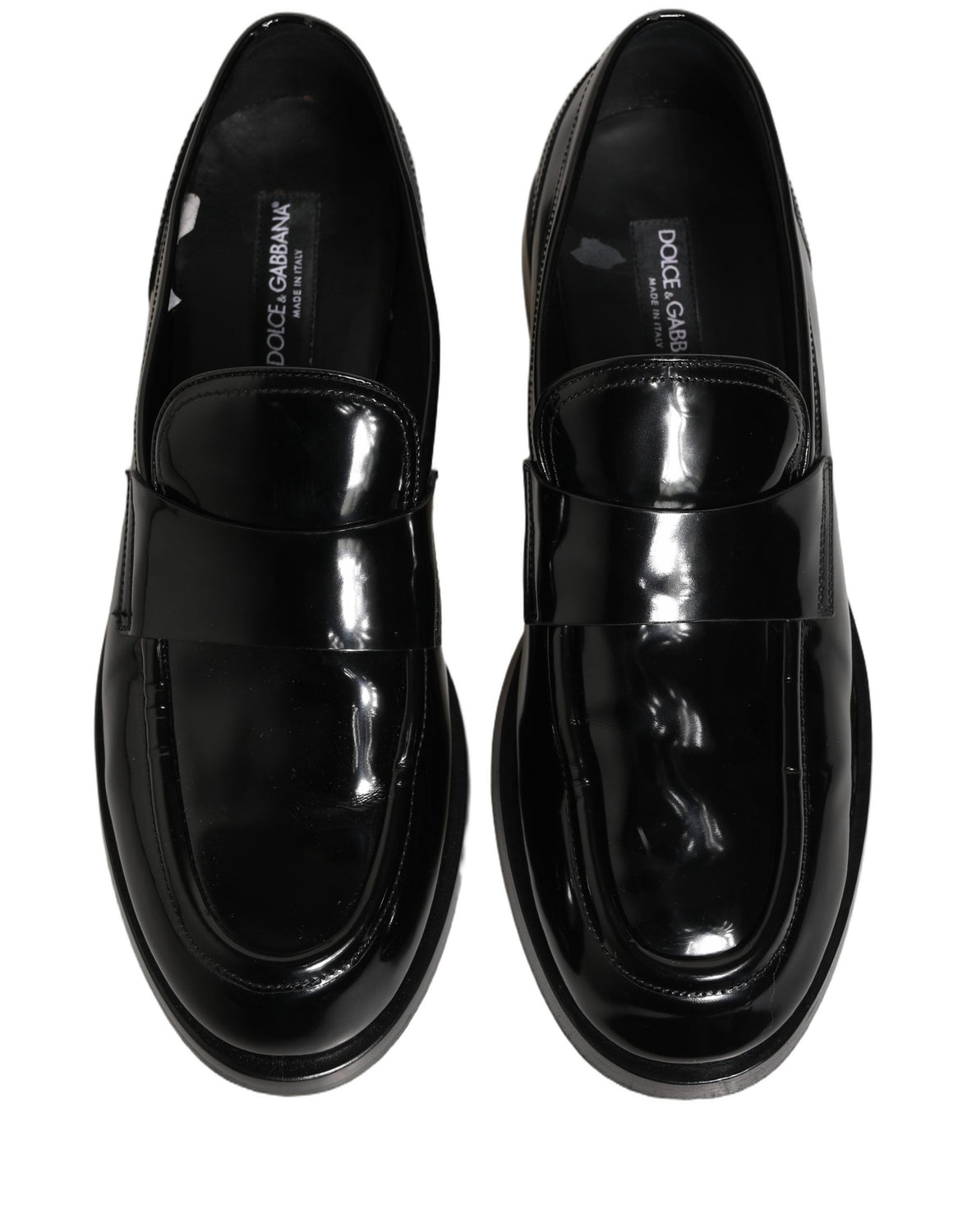 Black Leather Formal Men Dress Loafers Shoes
