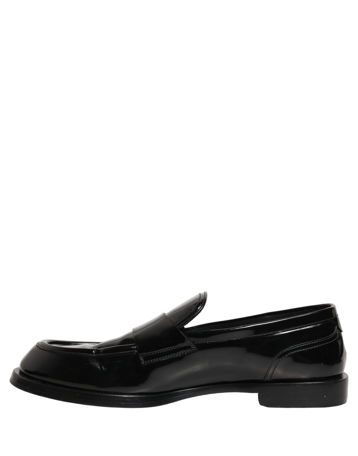 Black Leather Formal Men Dress Loafers Shoes