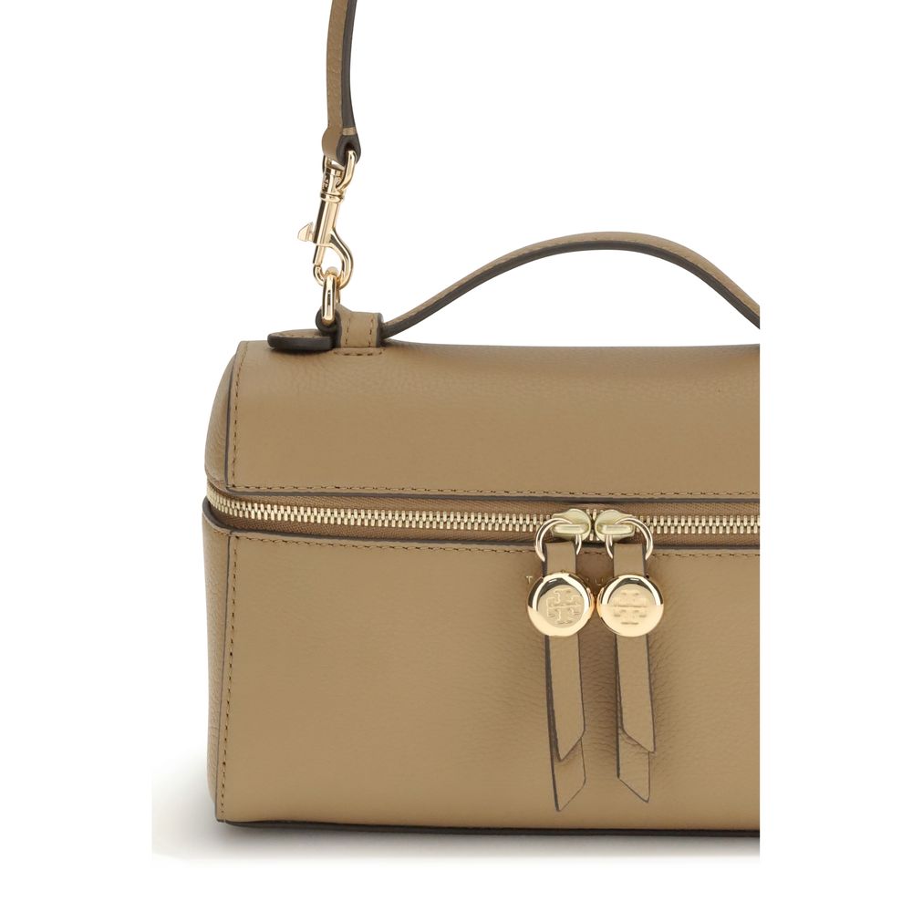 Beige Calf Leather Bos Taurus Handbag