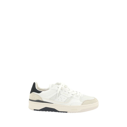 White Calf Leather Bos Taurus Low Top Sneakers