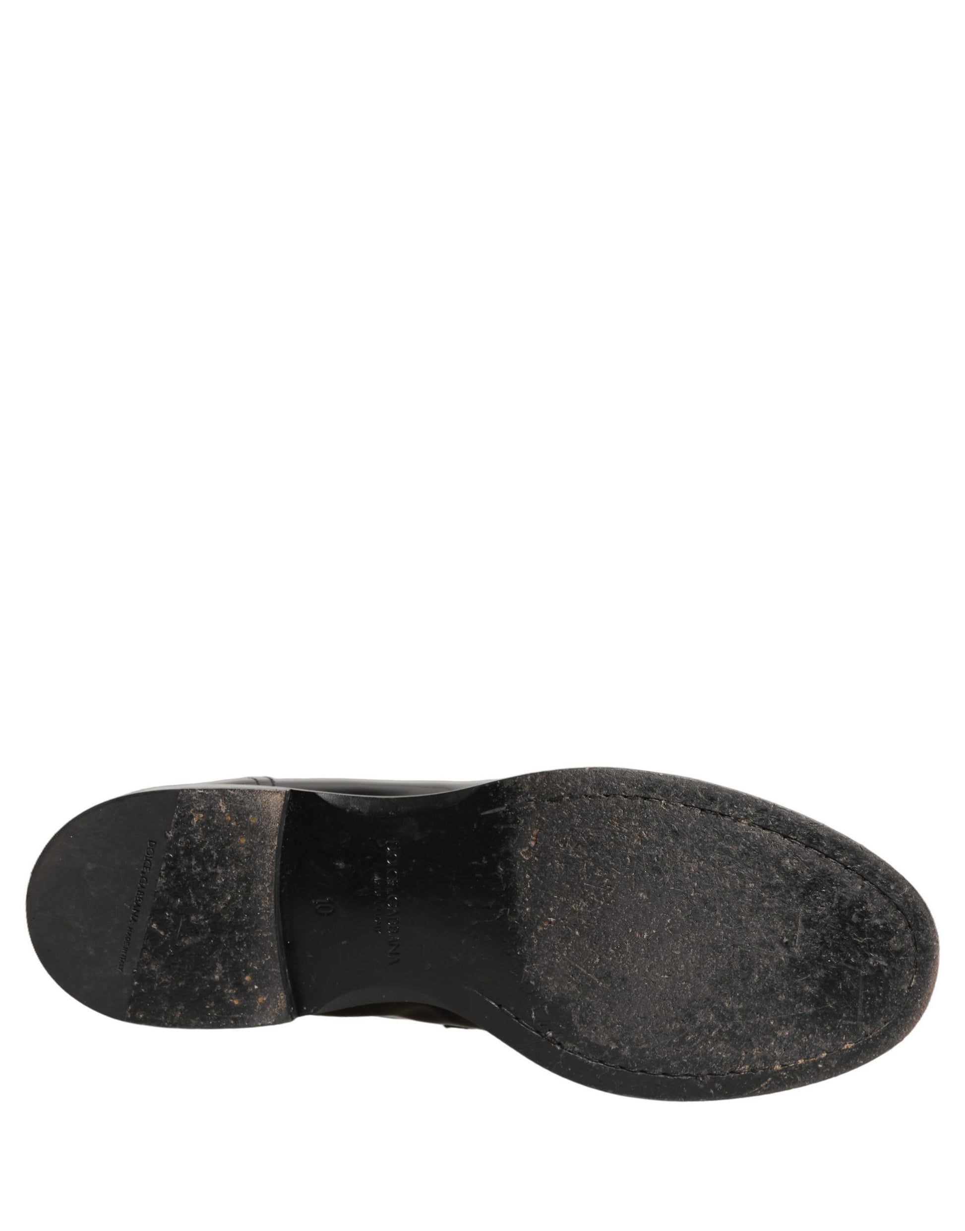 Black Leather Formal Men Dress Loafers Shoes