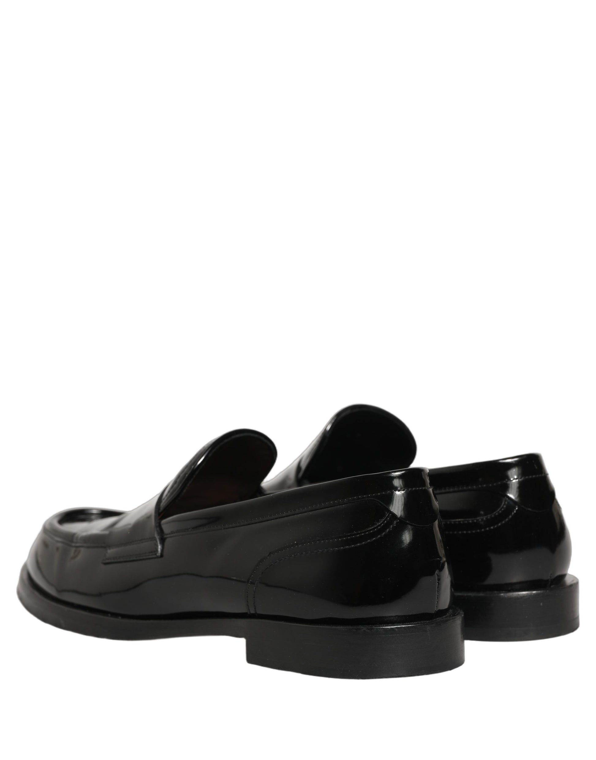 Black Leather Formal Men Dress Loafers Shoes