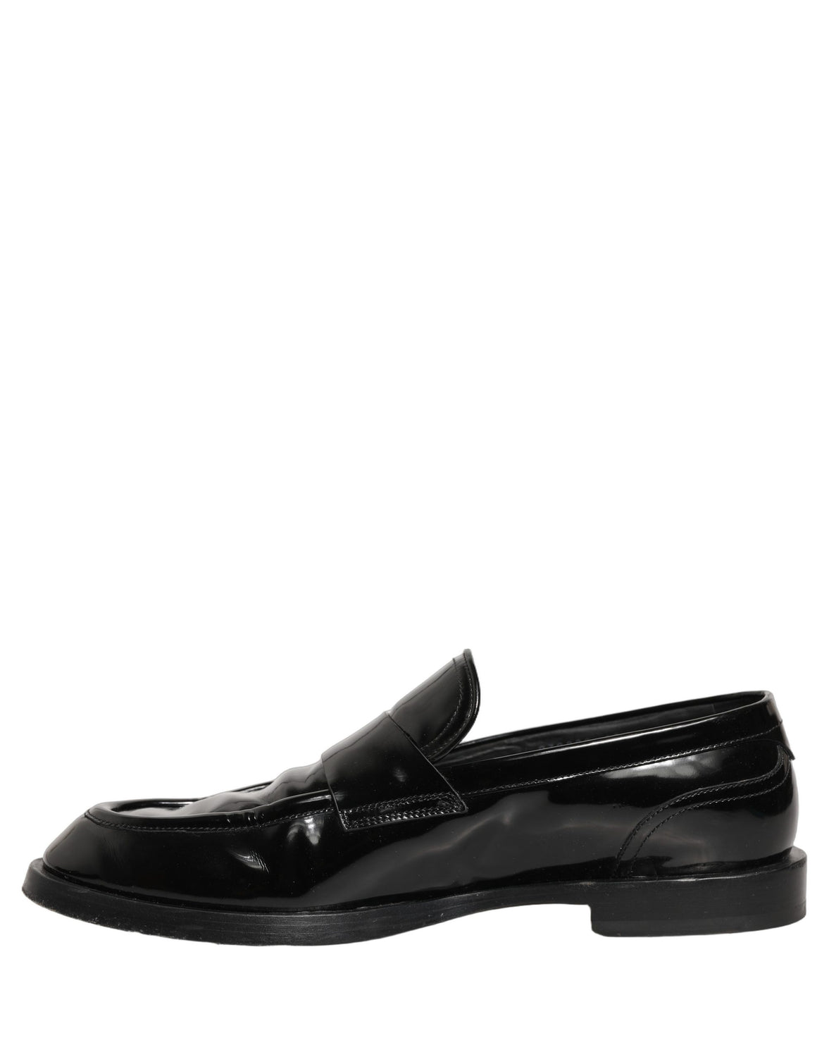 Black Leather Formal Men Dress Loafers Shoes