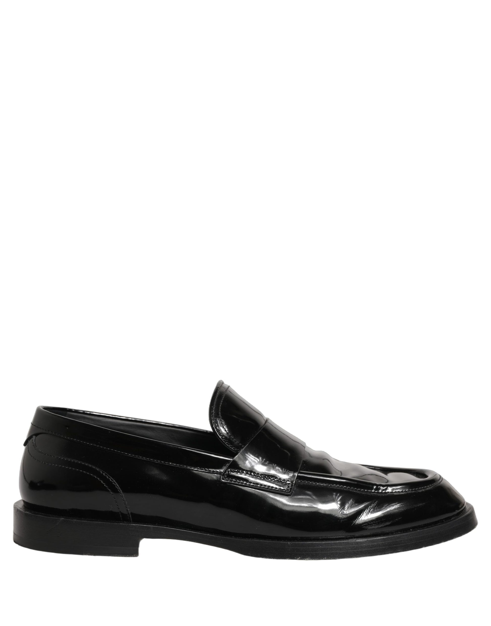 Black Leather Formal Men Dress Loafers Shoes