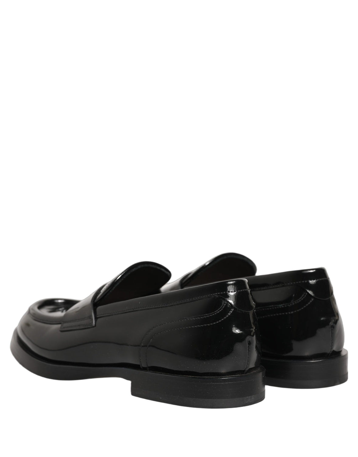 Black Leather Formal Men Dress Loafers Shoes