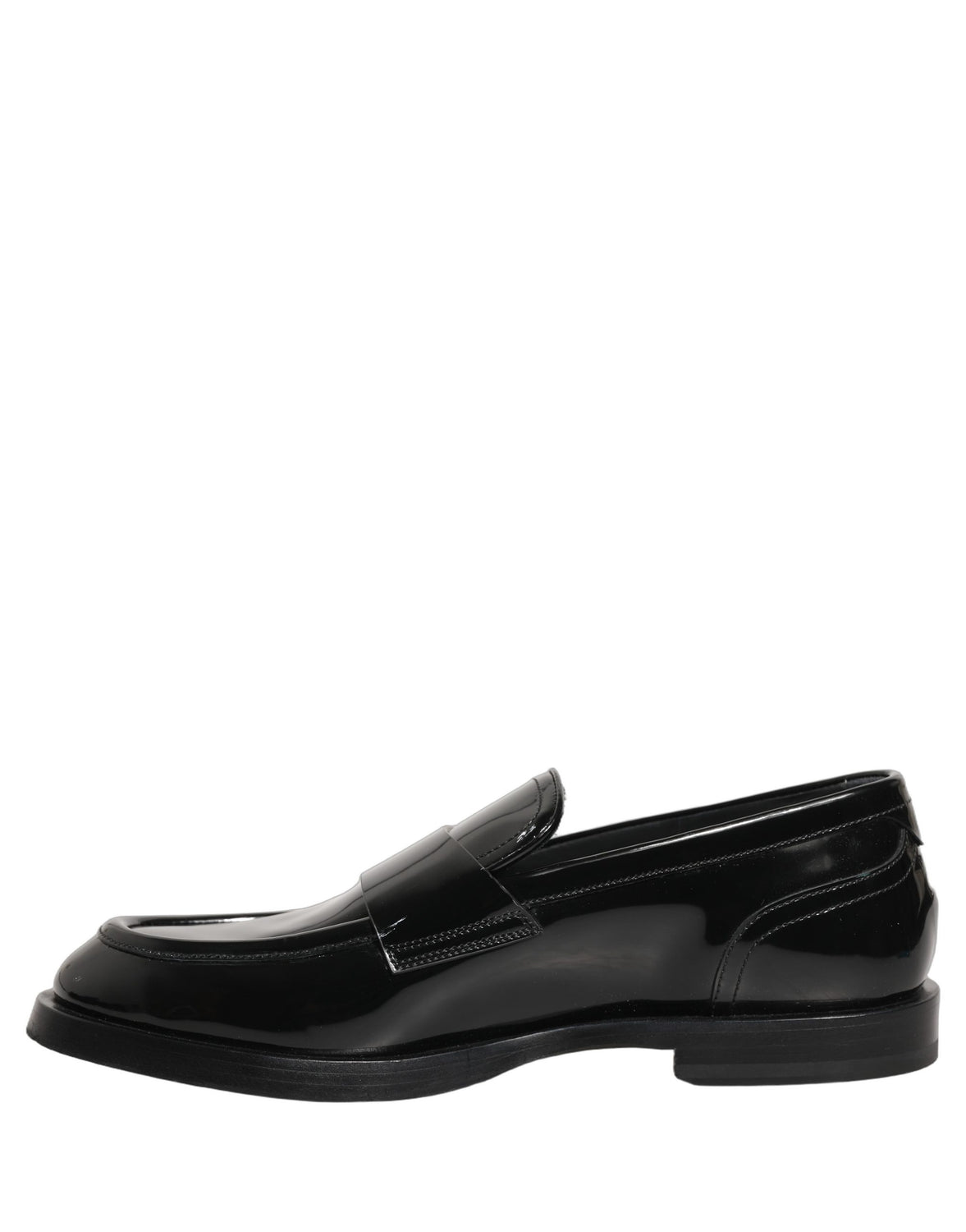 Black Leather Formal Men Dress Loafers Shoes