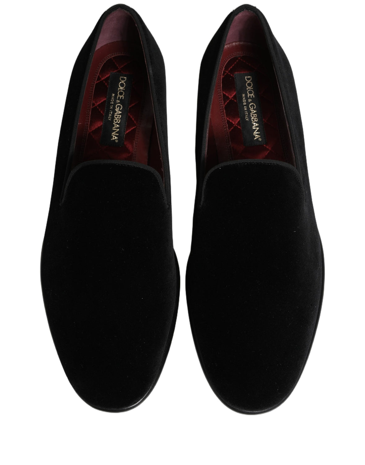 Black Velvet Loafers Formal Men Dress Shoes