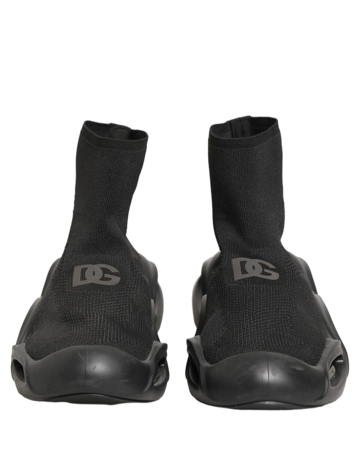 Black Slip On Wave Socks Men Sneakers Shoes