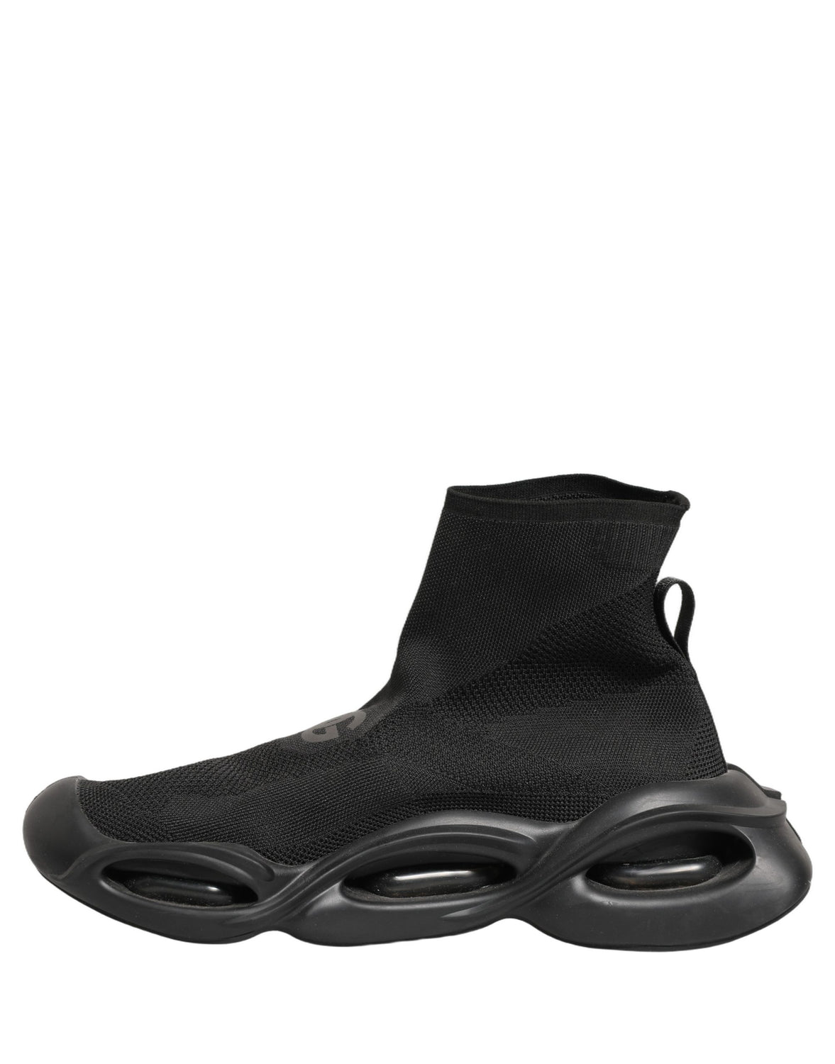 Black Slip On Wave Socks Men Sneakers Shoes