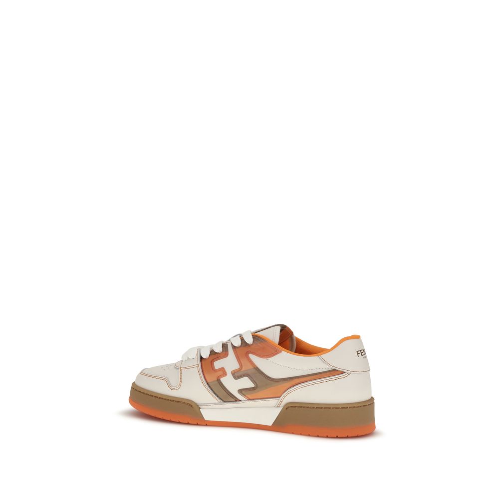Multicolor Leather Athletic Sneakers
