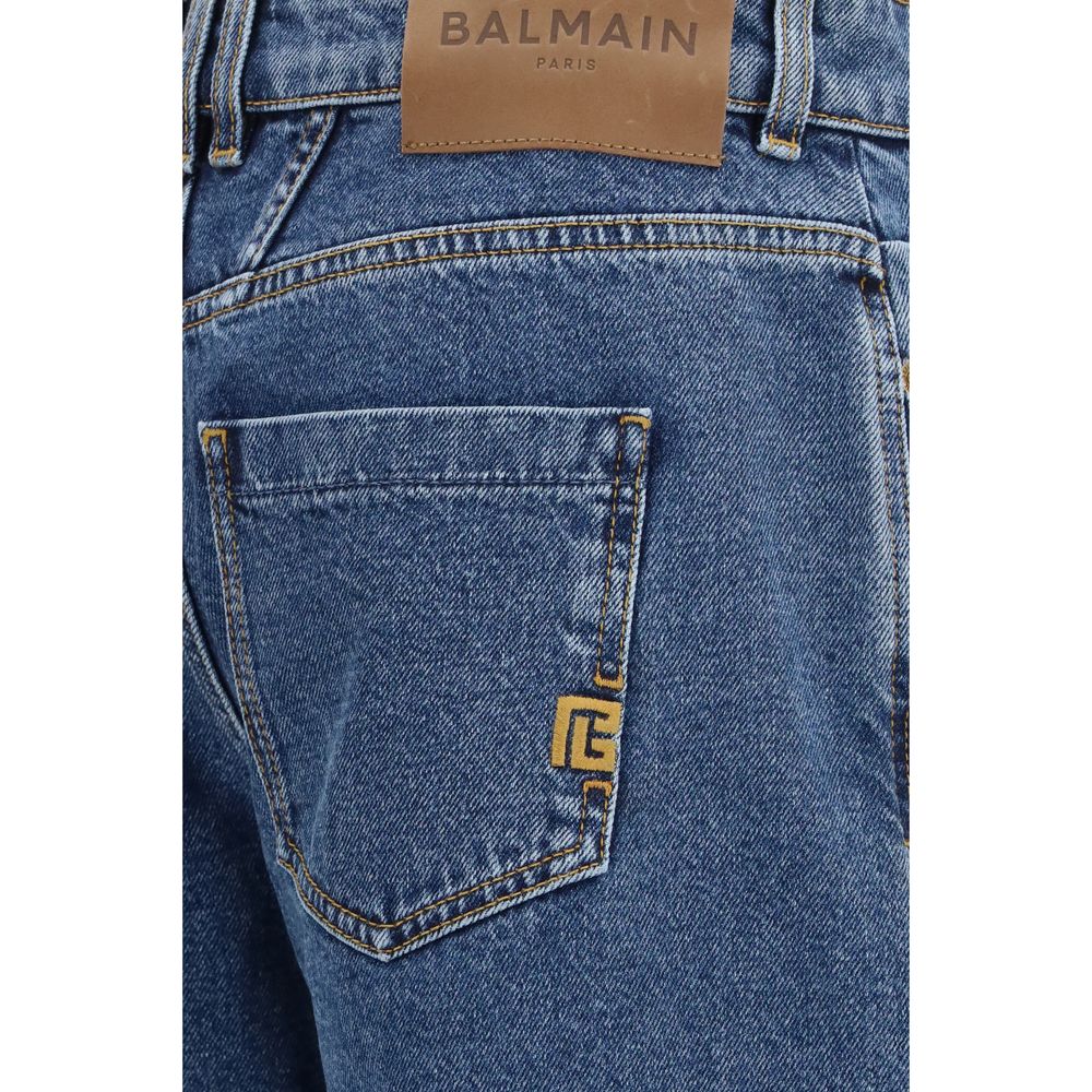 Blue Cotton Jeans Denim