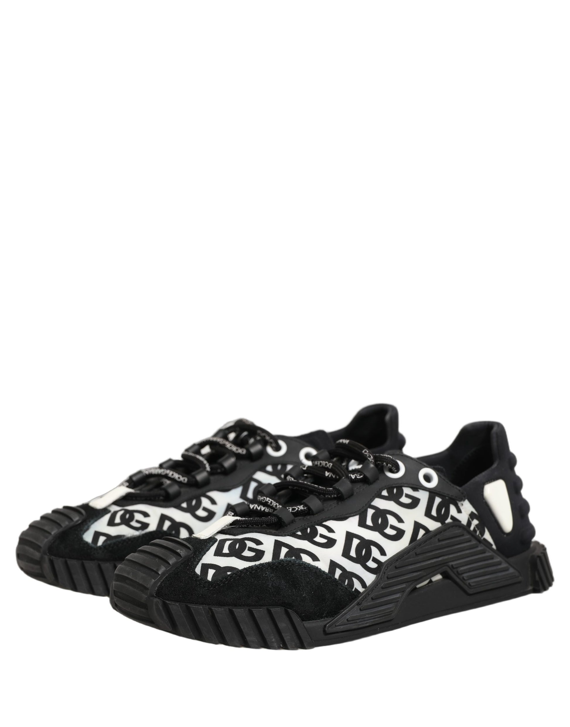 Black Logo Lace Up Low Top NS1 Men Sneakers Shoes