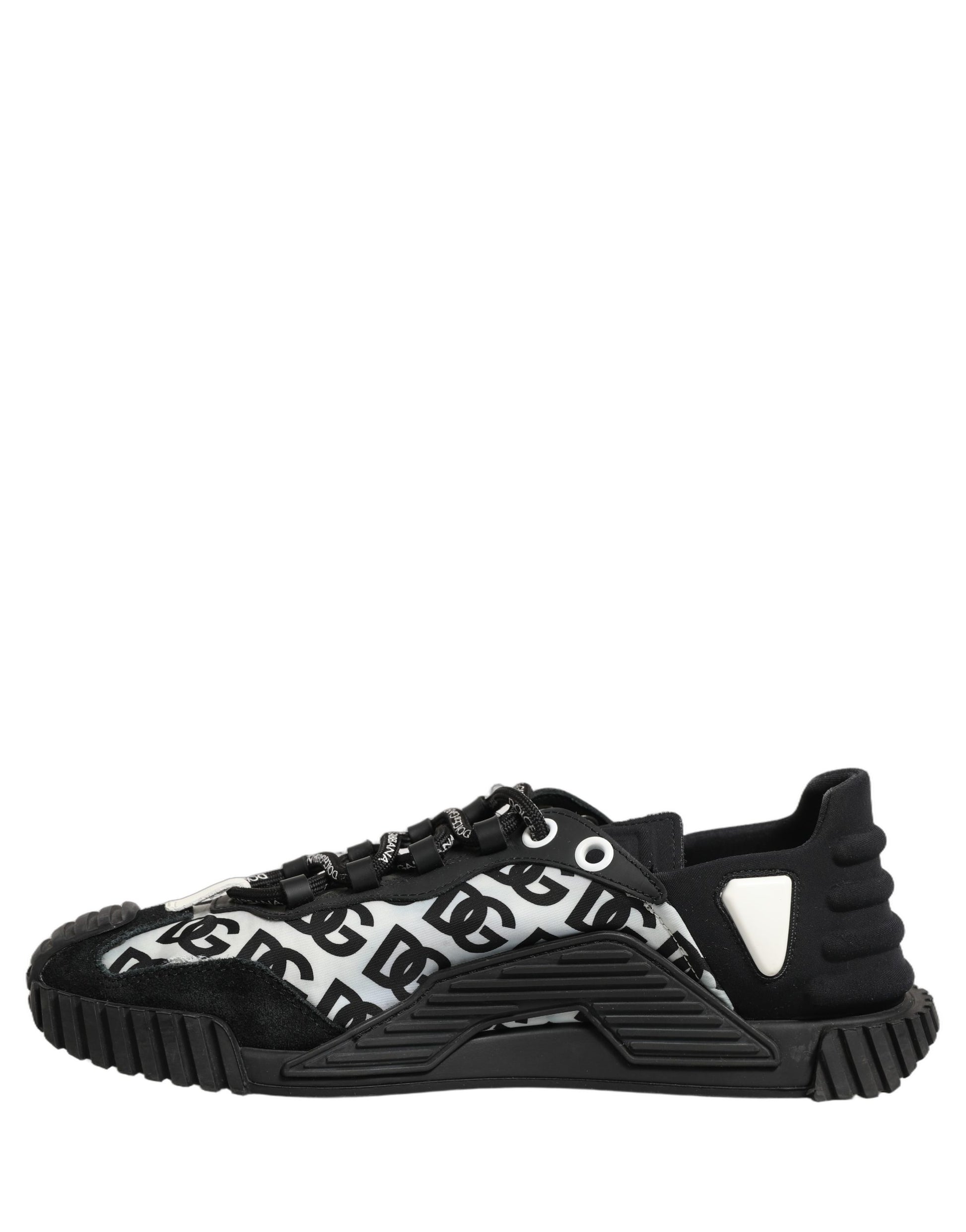 Black Logo Lace Up Low Top NS1 Men Sneakers Shoes