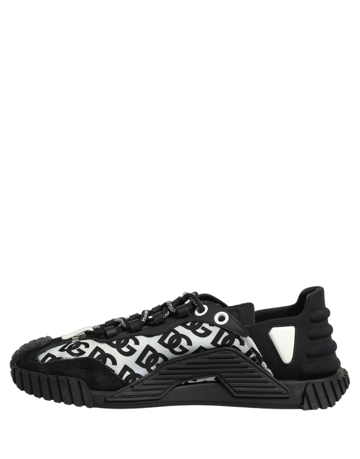 Black Logo Lace Up Low Top NS1 Men Sneakers Shoes