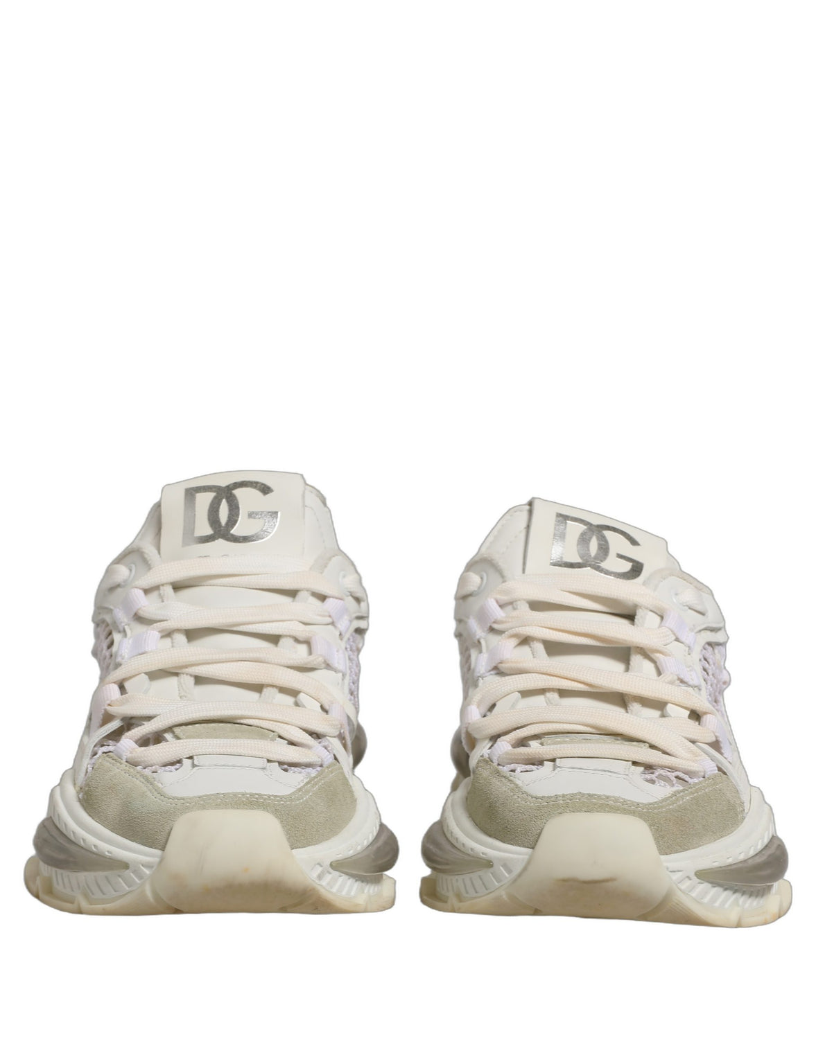 White Airmaster Mesh Low Top Sneakers Shoes