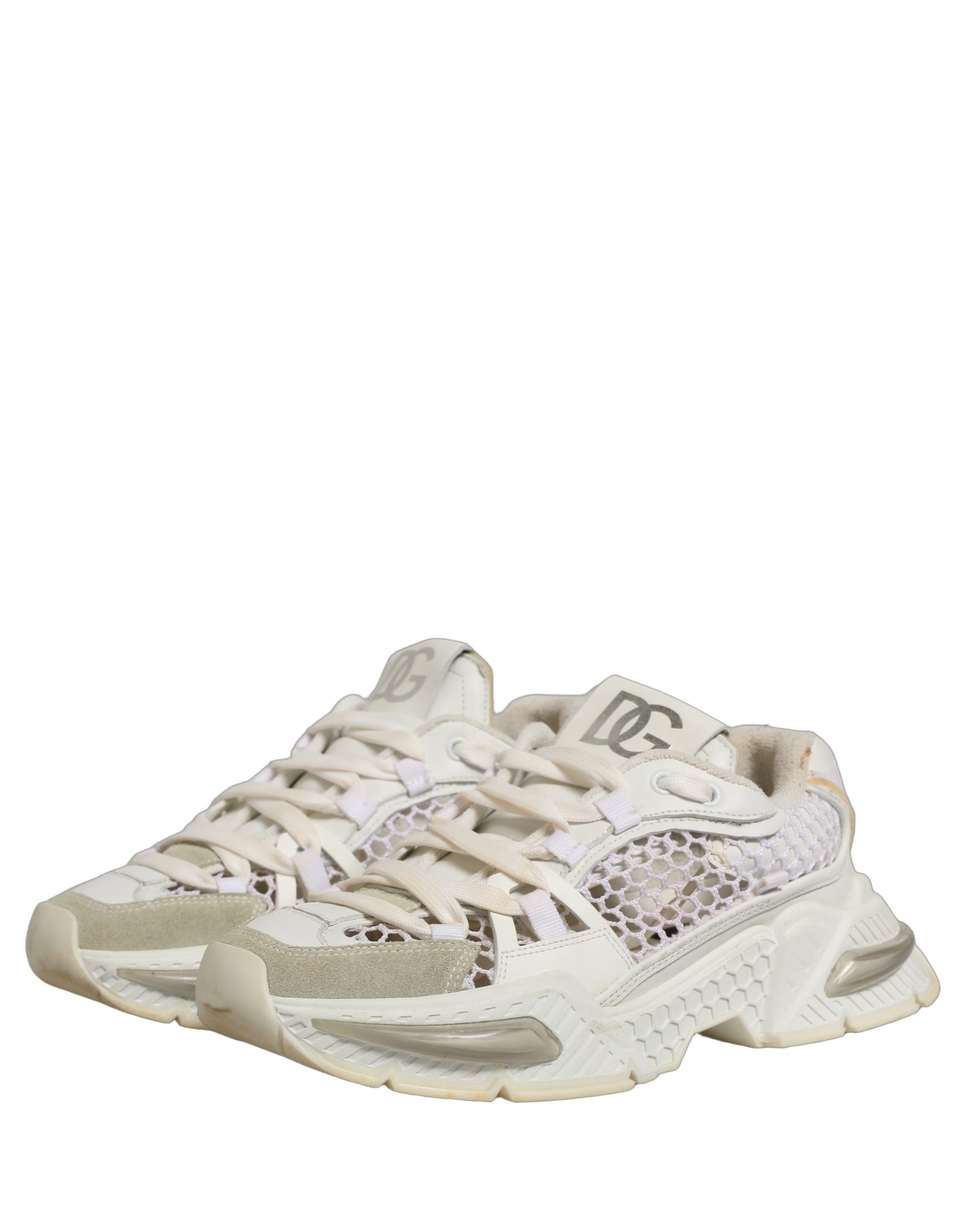 White Airmaster Mesh Low Top Sneakers Shoes
