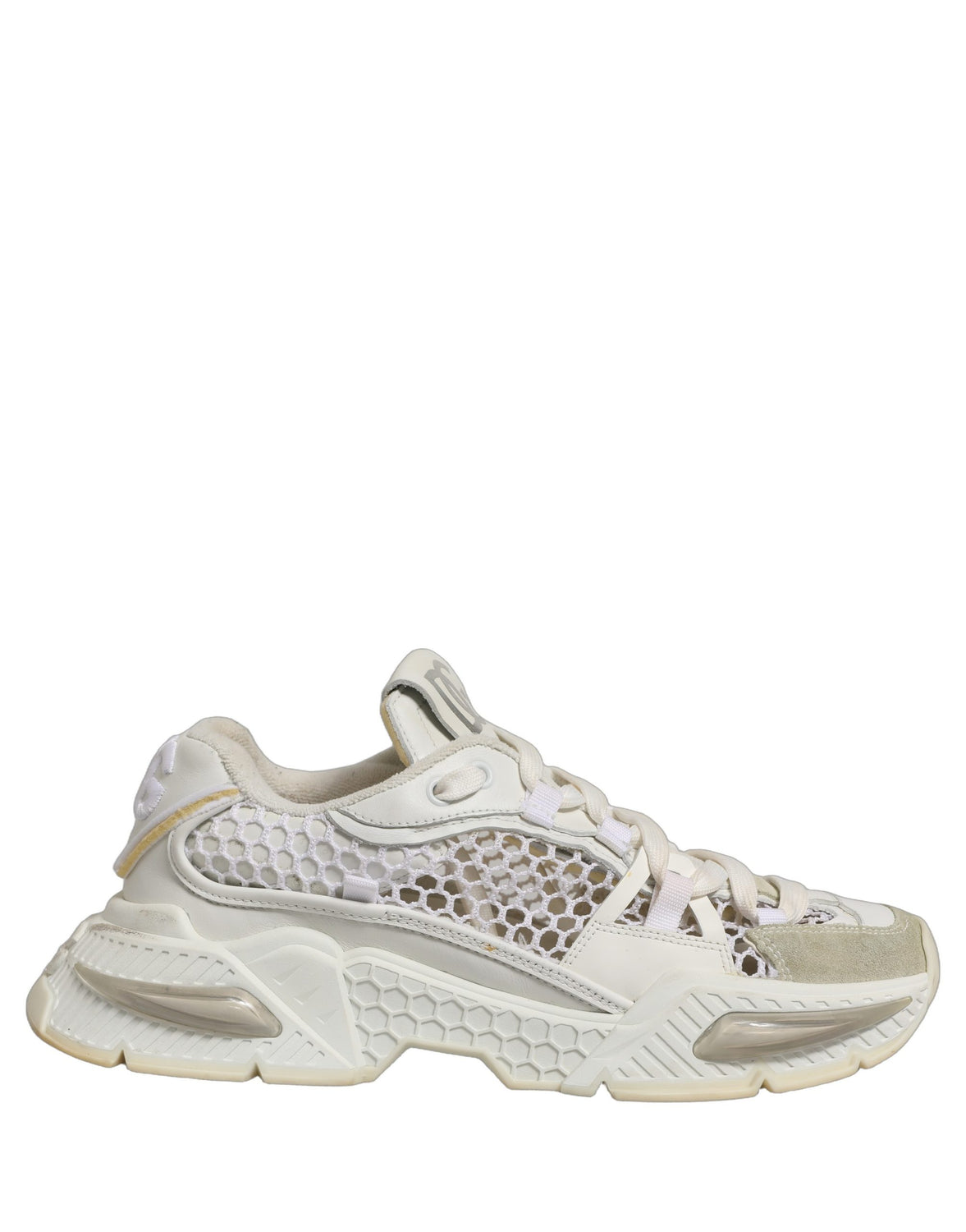 White Airmaster Mesh Low Top Sneakers Shoes