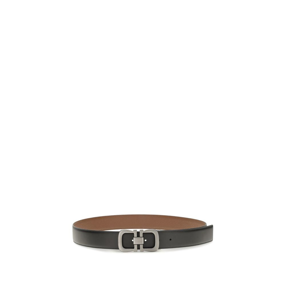 Black Calf Leather Bos Taurus Regular Belt