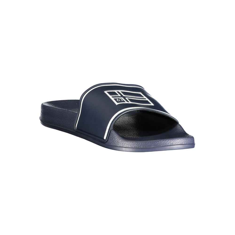 Blue Polyurethane Men's Slipper