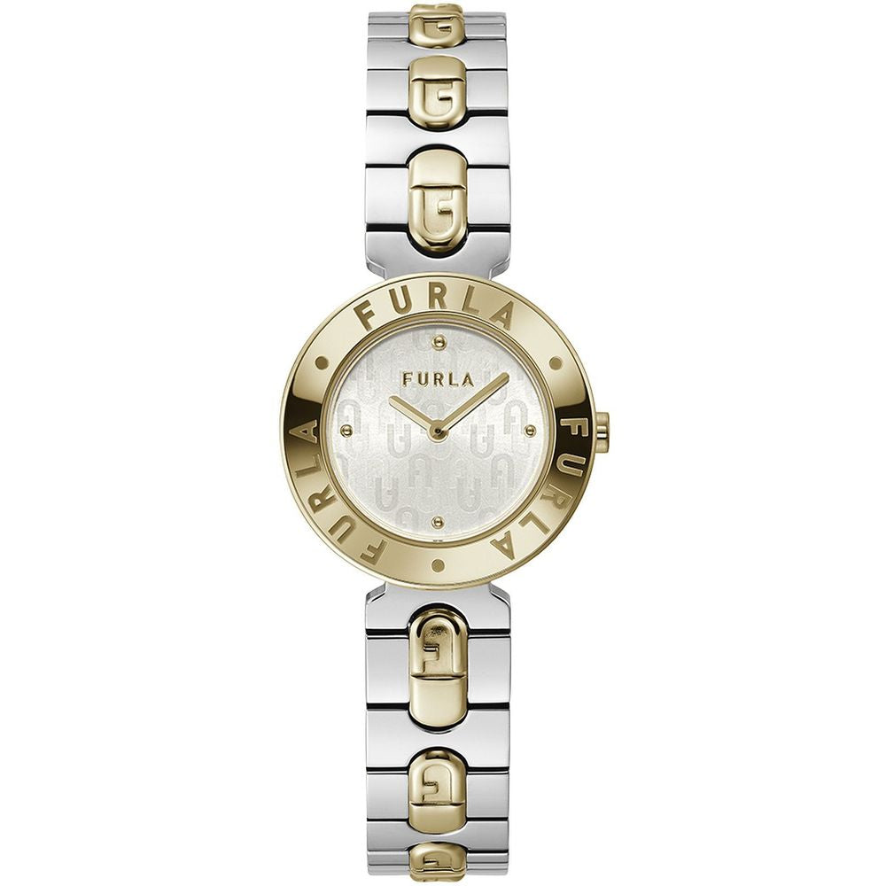 Gray Stainless Steel Dress Watch