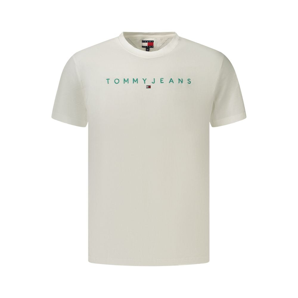 White Cotton Men's T-Shirt
