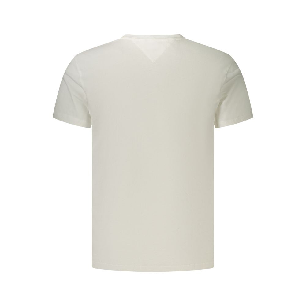 White Cotton Men's T-Shirt