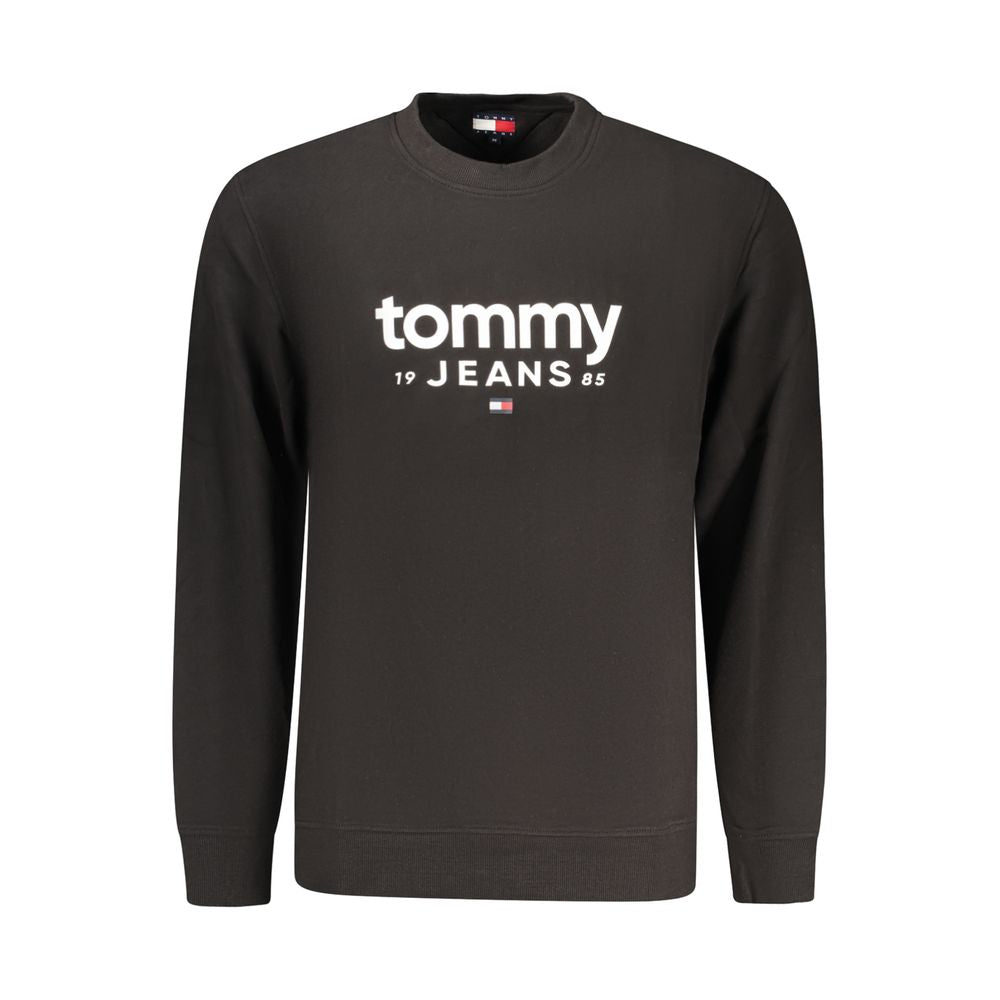 Black Cotton Men's Sweatshirt