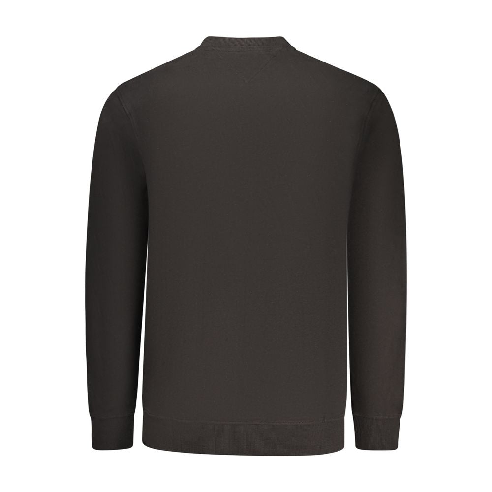 Black Cotton Men's Sweatshirt