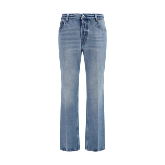 Blue Cotton Relaxed Fit Jeans