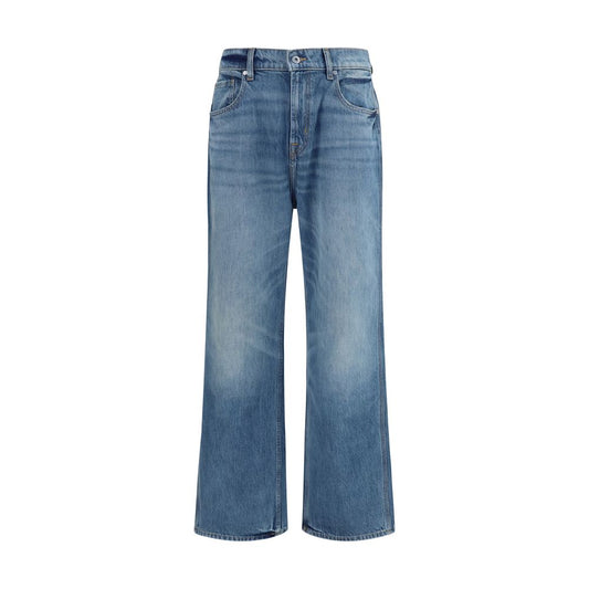 Blue Cotton Relaxed Fit Jeans