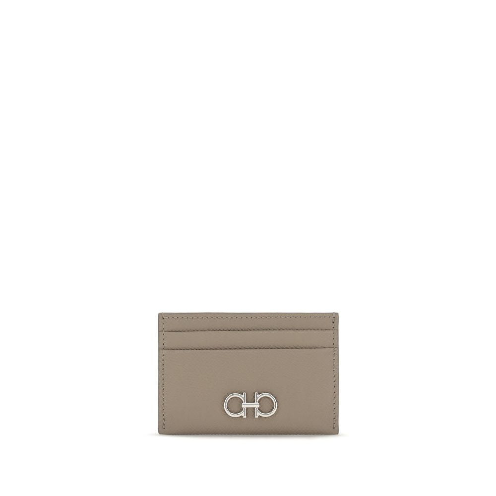 Beige Calf Leather Bos Taurus Wallet
