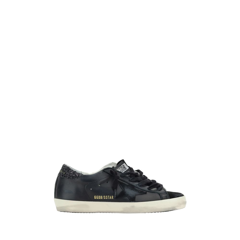 Black Calf Leather Bos Taurus Sneakers