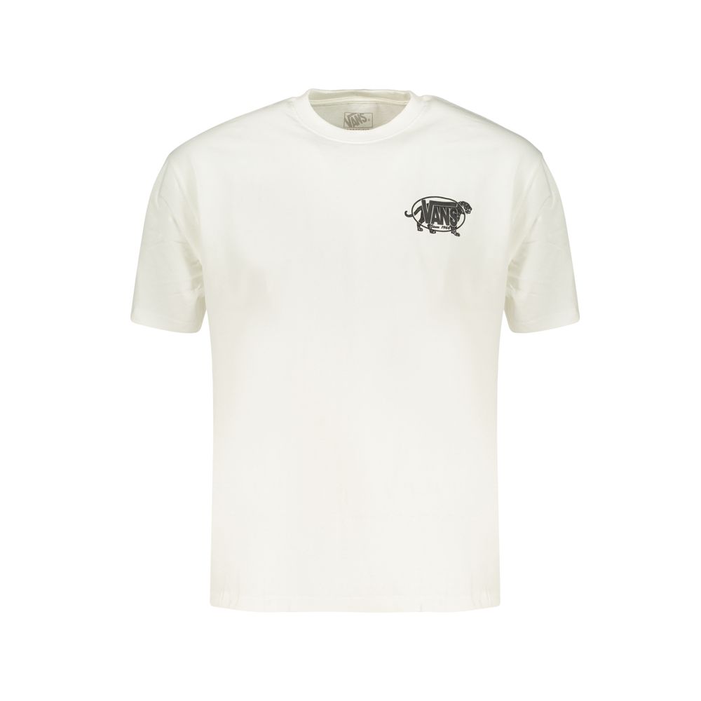 White Cotton Men's T-Shirt