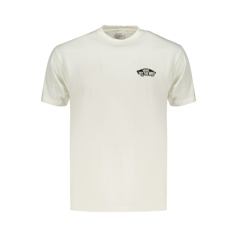White Cotton Men's T-Shirt