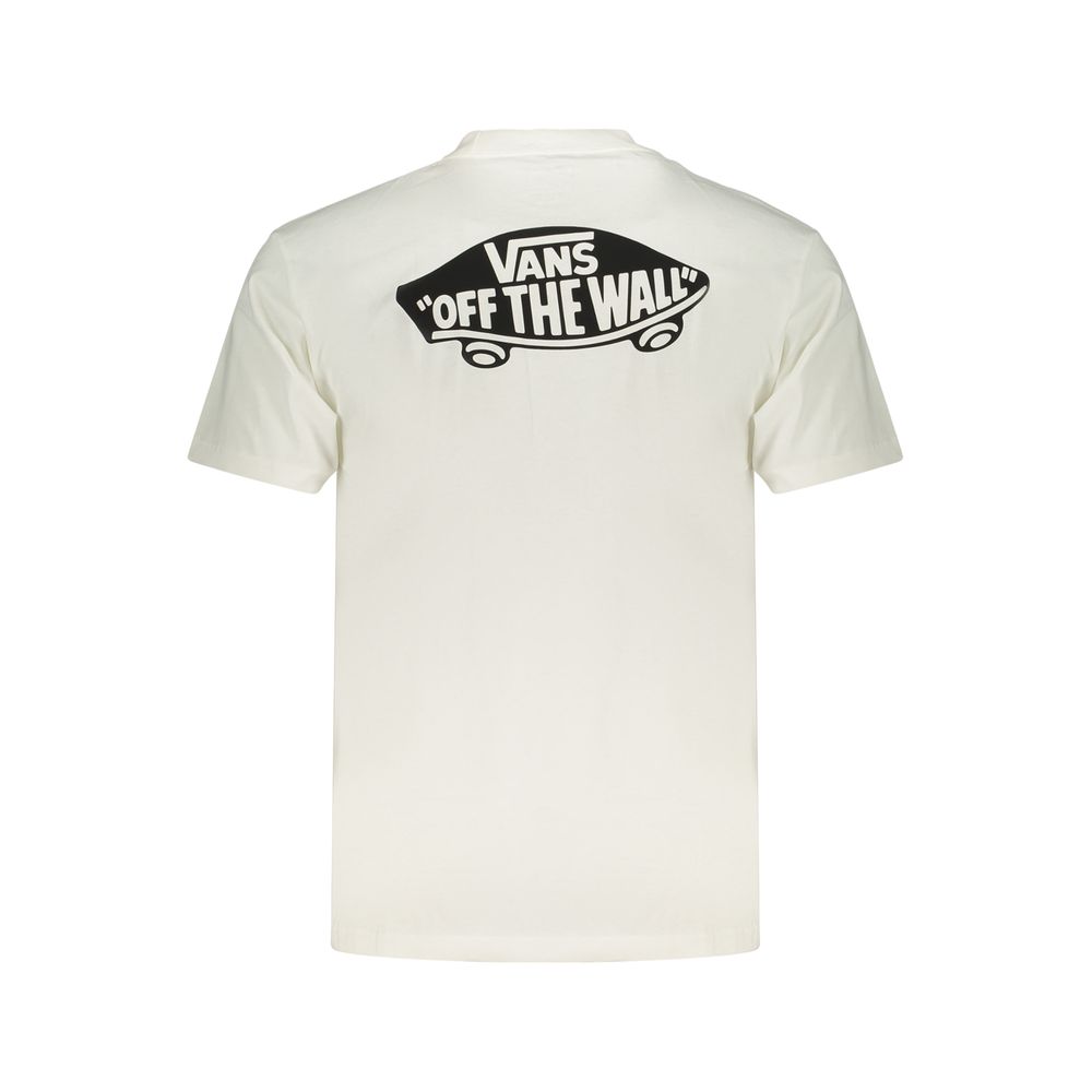 White Cotton Men's T-Shirt