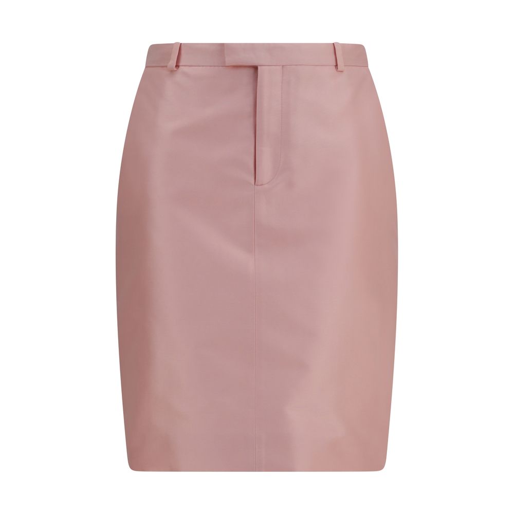 Multicolor Silk Mini Skirt